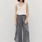 Crush Side Wrap Wide Pant