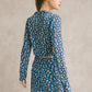 Gloria Blue Floral Mini Skirt