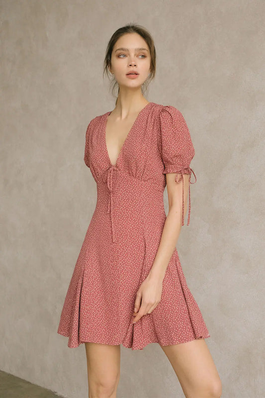Marjorie Ditsy Tiny Floral Mini Dress