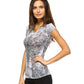Savage V-neck  Burnout tee