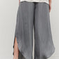 Crush Side Wrap Wide Pant