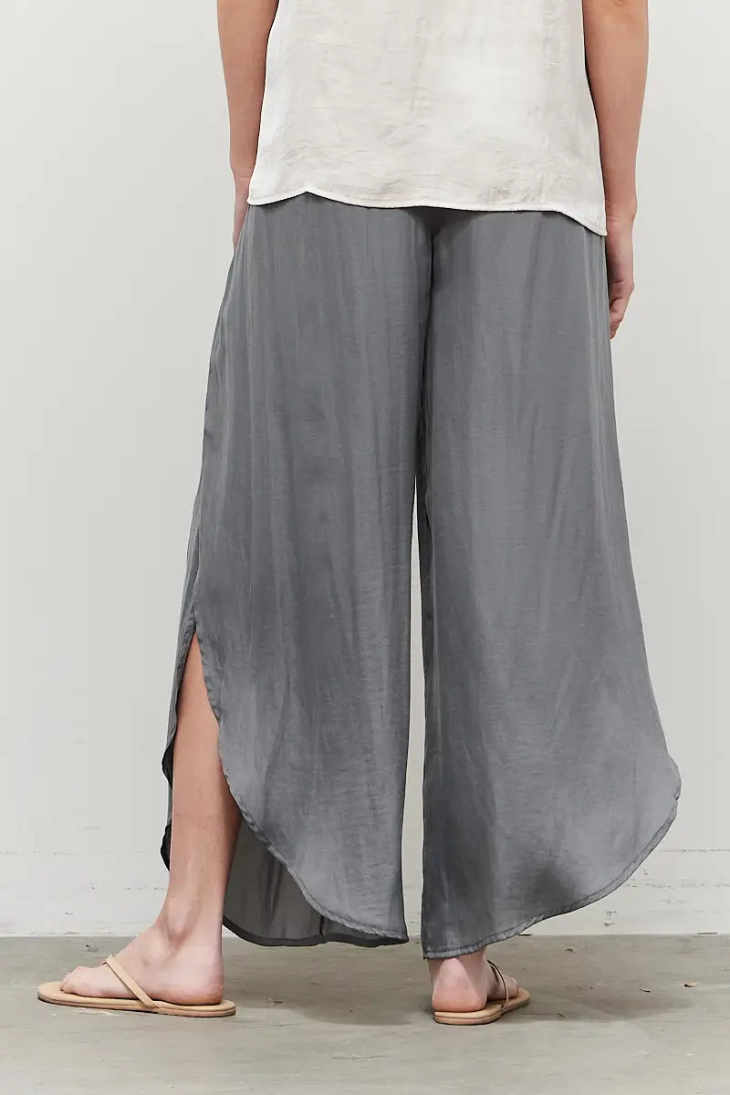 Crush Side Wrap Wide Pant